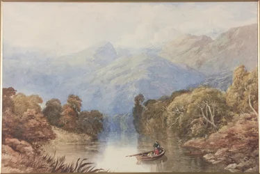 On the Loch near Killin Perthshire